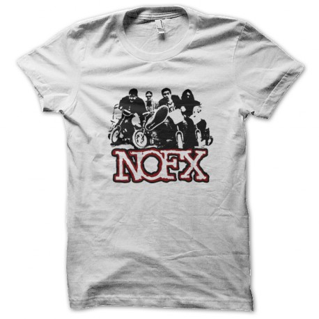 tee shirt nofx drugs are good blanc