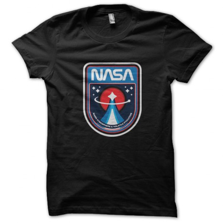 negro camiseta de la NASA