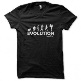 tee shirt Evolution muay thai noir
