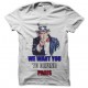 tee shirt we want you to defend white paris