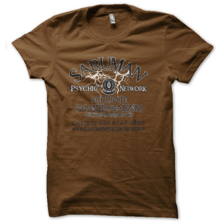 tee shirt saruman network marron