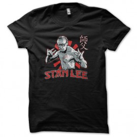 tee shirt stan lee vs bruce lee noir