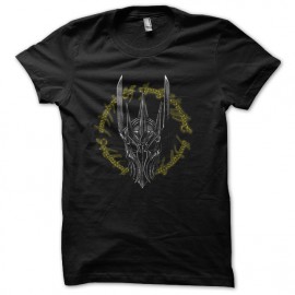 tee shirt sauron l'anneau unique noir