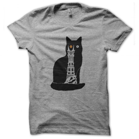 camisa de gato gris Sauron mordor