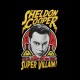camisa de Sheldon Cooper super villano negro