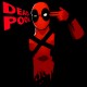 camiseta del negro de la camisa Deadpool