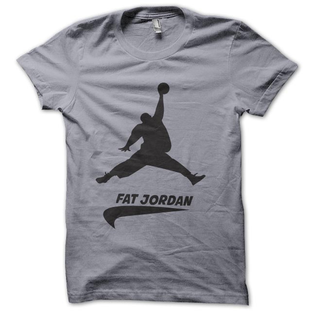 gray jordan shirt