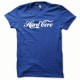 Tee shirt Hard Core Blanc/Bleu Royal
