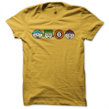 south park dynasty yellow t-shirt