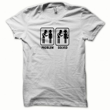 Tee shirt Problem Solved noir/blanc