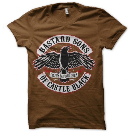 brown black castle t-shirt