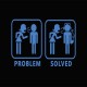 Problem Solved t-shirt blue / black