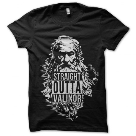 straight outta valinor gandalf t-shirt