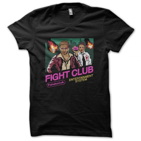 tee shirt fight club 8 bits