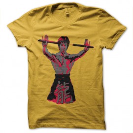 t-shirt bruce lee-nunchaku