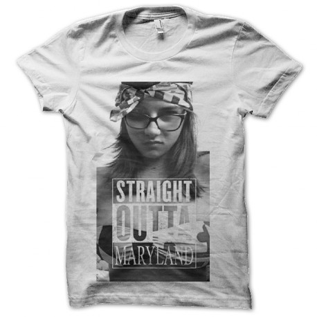 straight outta maryland t-shirt