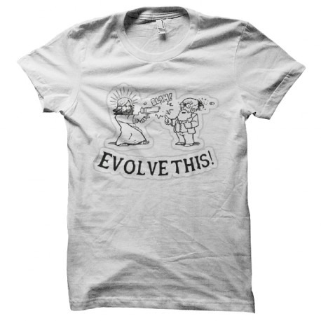 tee shirt evolve it blanc