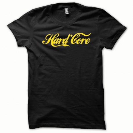 Tee shirt Hard Core Yellow / Black