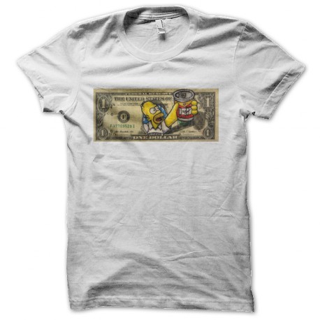 Simpsons homer duff ticket dollar t-shirt