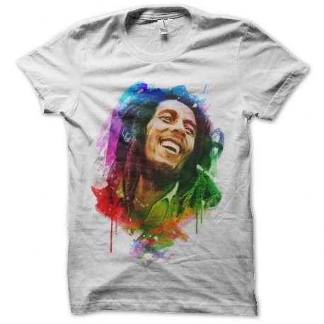 tee shirt bob marley aquarelle