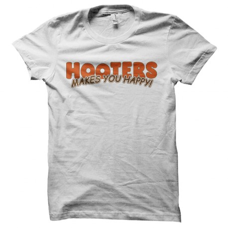 hooters t-shirt White