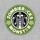 zombie monster starbucks t-shirt