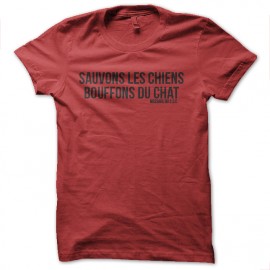 tee shirt sauvons les chiens contre les chats