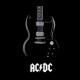 tee shirt acdc guitare groupe