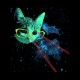 t-shirt cat of the space laser beams