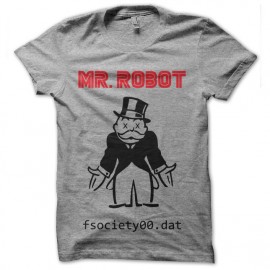 tee shirt mr robot f society dat