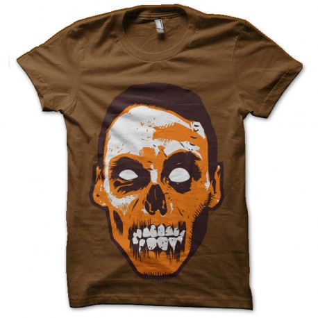 tee shirt tete de zombis