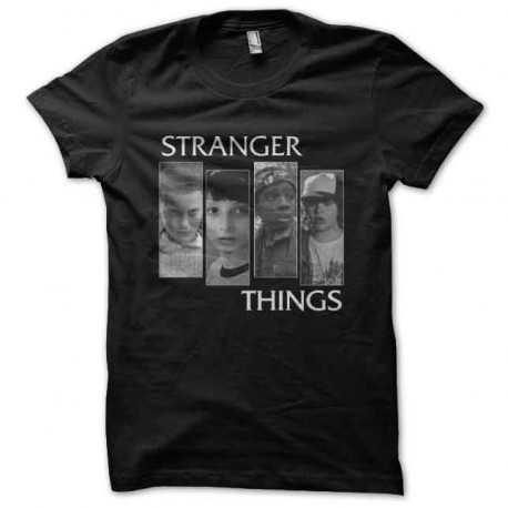 stranger things characters t-shirt