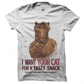 t-shirt for alf against cats nelmac