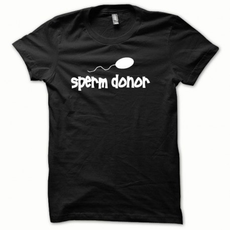 Sperm Donor t-shirt white / black