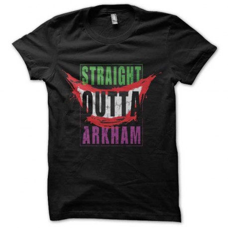 straight outta arkham t-shirt