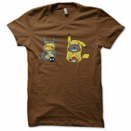 tee shirt totoro en pikachu