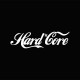 Tee shirt Hard Core White / Black