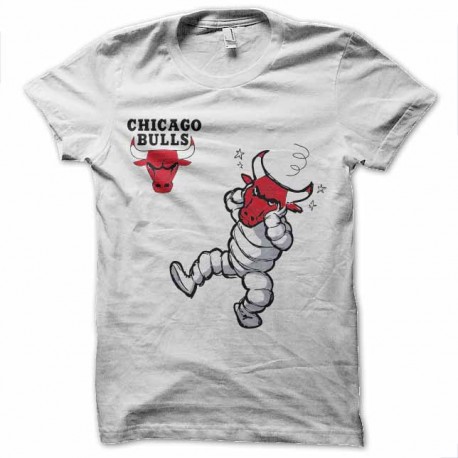 tee shirt chicago bulls vs cow laughing