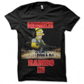 tee shirt rambo homer simpson