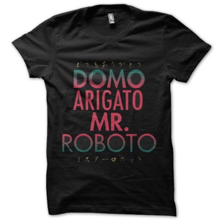 tee shirt mr roboto arigato