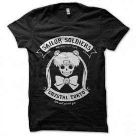 tee shirt sailor moon soldiers motorcycle club