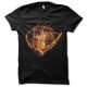 tee shirt gibson guitare fire