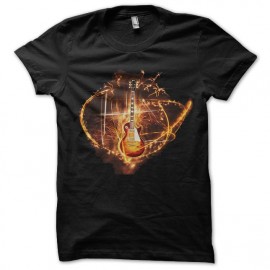 gibson guitar fire t-shirt