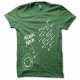 Tee shirt Spermatozoides blanc/vert bouteille