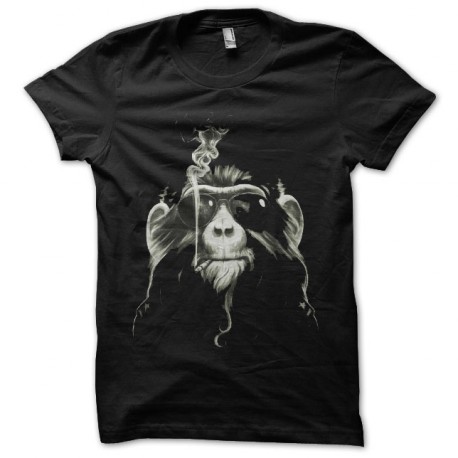 Monkey t-shirt smoking