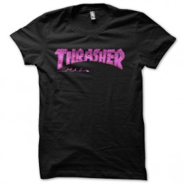 tee shir trasher skatebord