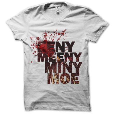 tee shirt walking dead EENY, MEENY, MINY, MOE negan