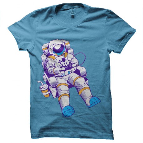 tee shirt astronaute gamer geek