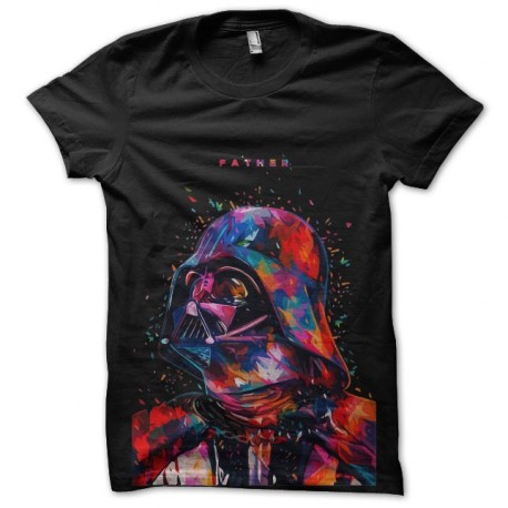 T Shirt Dark Vader Star Wars Pixels Father