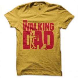 tee shirt the walking dad dur d etre papa